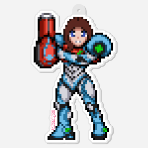 👾✨ Llavero – Cosplay Samus